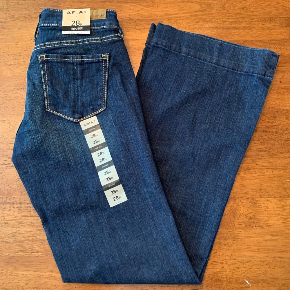 Ariat® Ladies Lucy Wide Leg Trouser Jeans 10028925 Size 28R